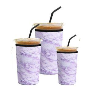 Reusable Iced Coffee Sleeves Neoprene Insulator Cup Sleeve for Cold Drinks